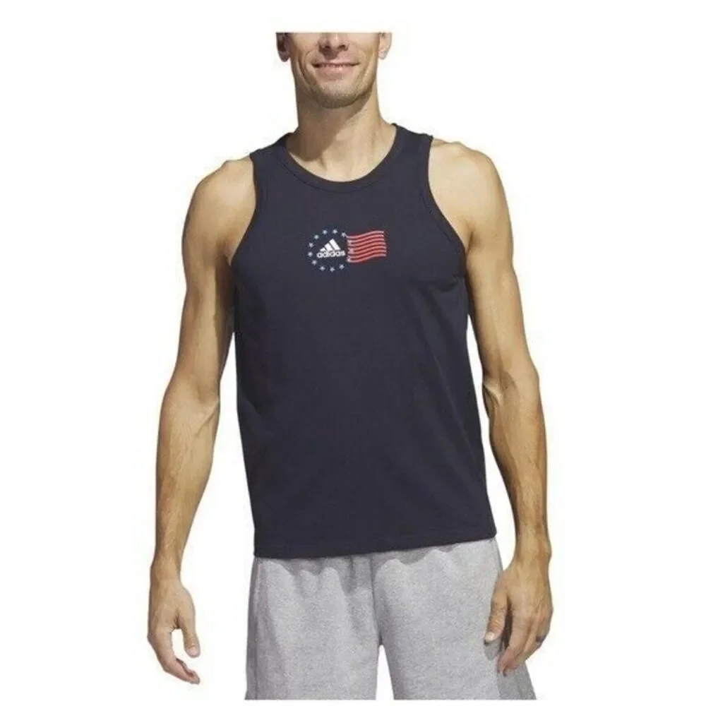 NWT Adidas American Flag Graphic Tank-Size Small/Men’s, shirt M